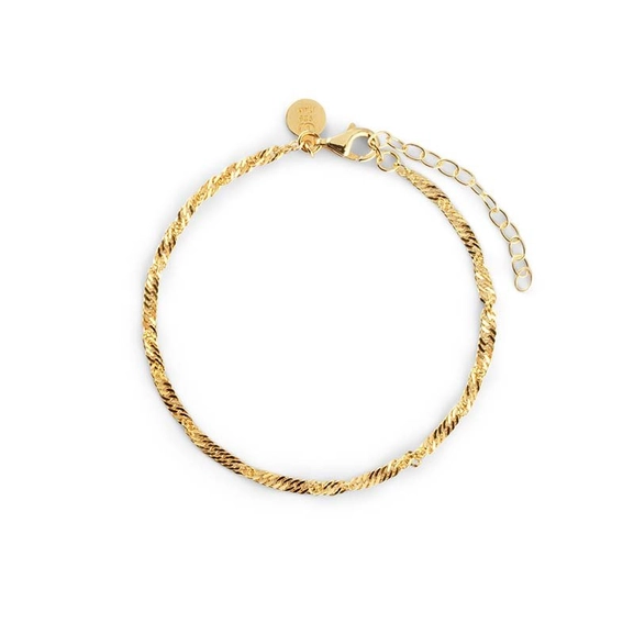 Letters Singapore Brace Gold -CU Jewellery - Snabb frakt & paketinslagning - Nordicspectra.se