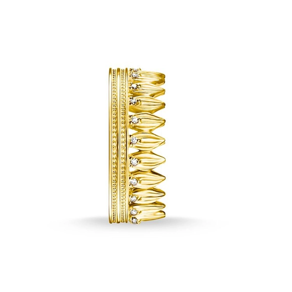 Ring Blad Krona Guld - Thomas Sabo ringar - Snabb frakt & paketinslagning - Nordicspectra.se