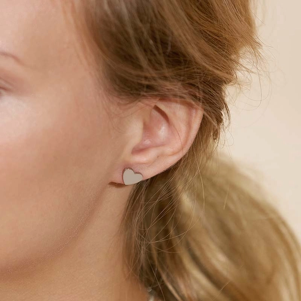 Pure Heart Studs Steel - Edblad - Snabb frakt & paketinslagning - Nordicspectra.se