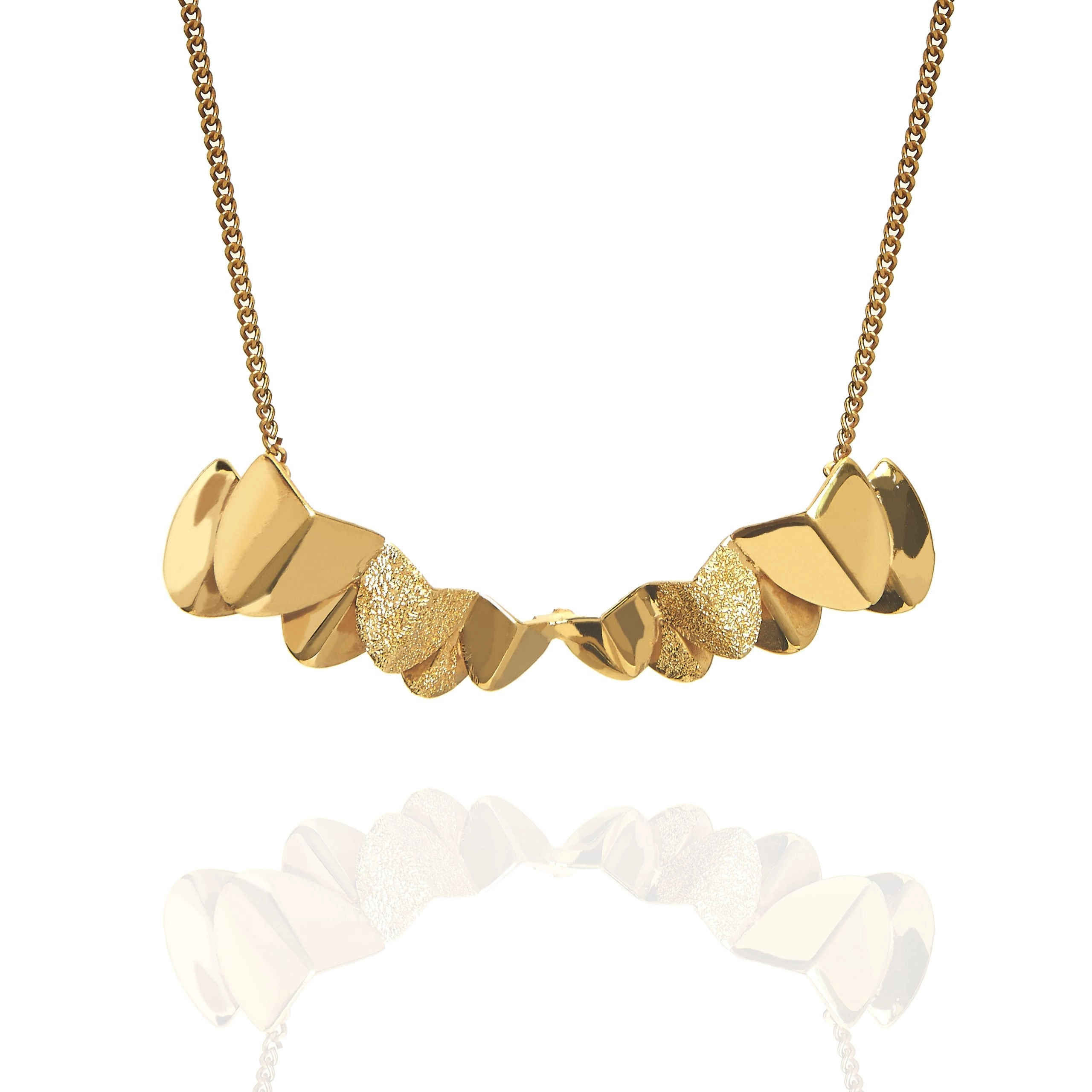 CU Jewellery - Roof Big Necklace Gold