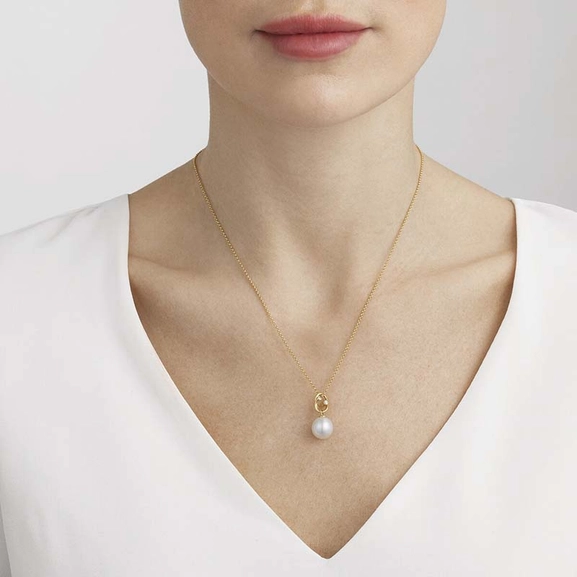 Magic Halskette Gold Mit Anhänger Perlen Und Diamanten von Georg Jensen, Schneller Versand - Nordicspectra.de