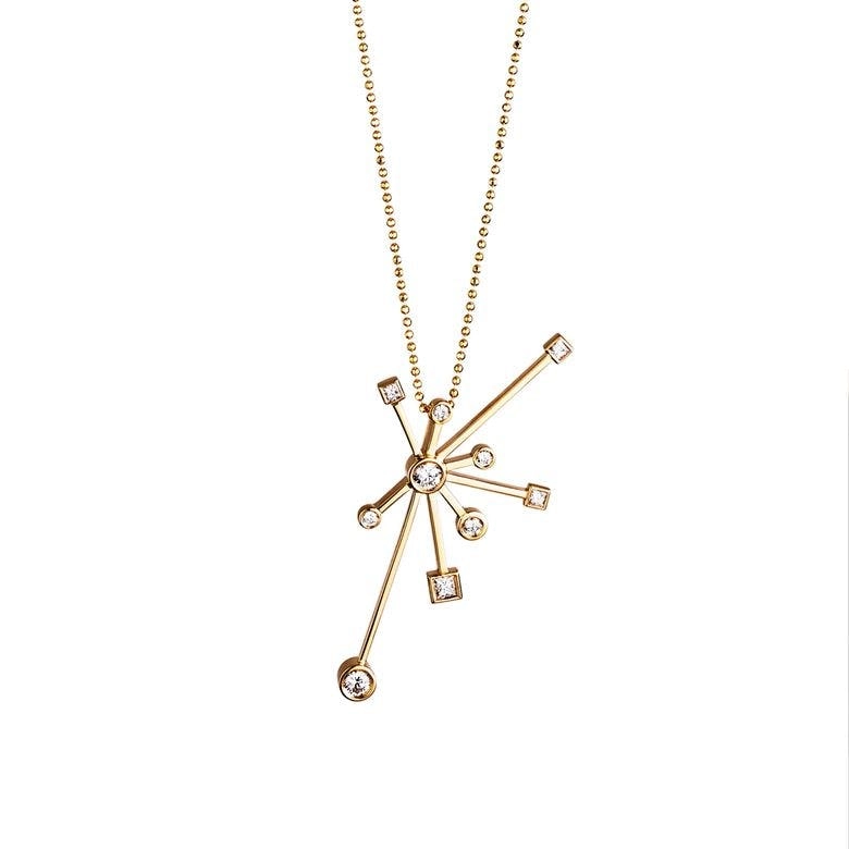 Efva Attling - Kaboom & Stars Pendant Gold