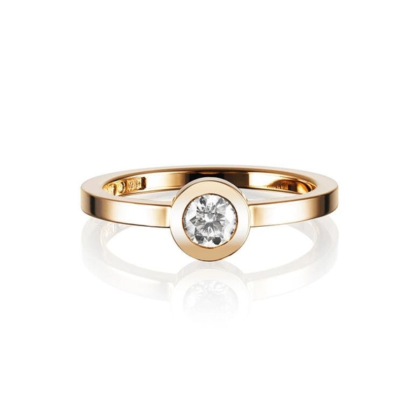 The Wedding Thin Ring 0.30 ct Gold - Efva Attling ringar - Snabb frakt & paketinslagning - Nordicspectra.se