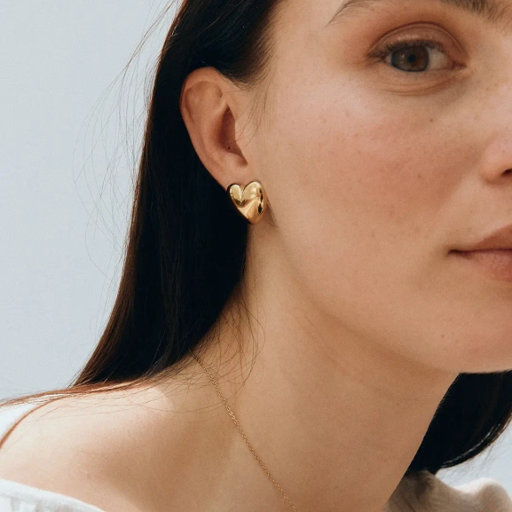 Barley Studs L Gold - Edblad - Snabba leveranser - Gratis paketinslagning