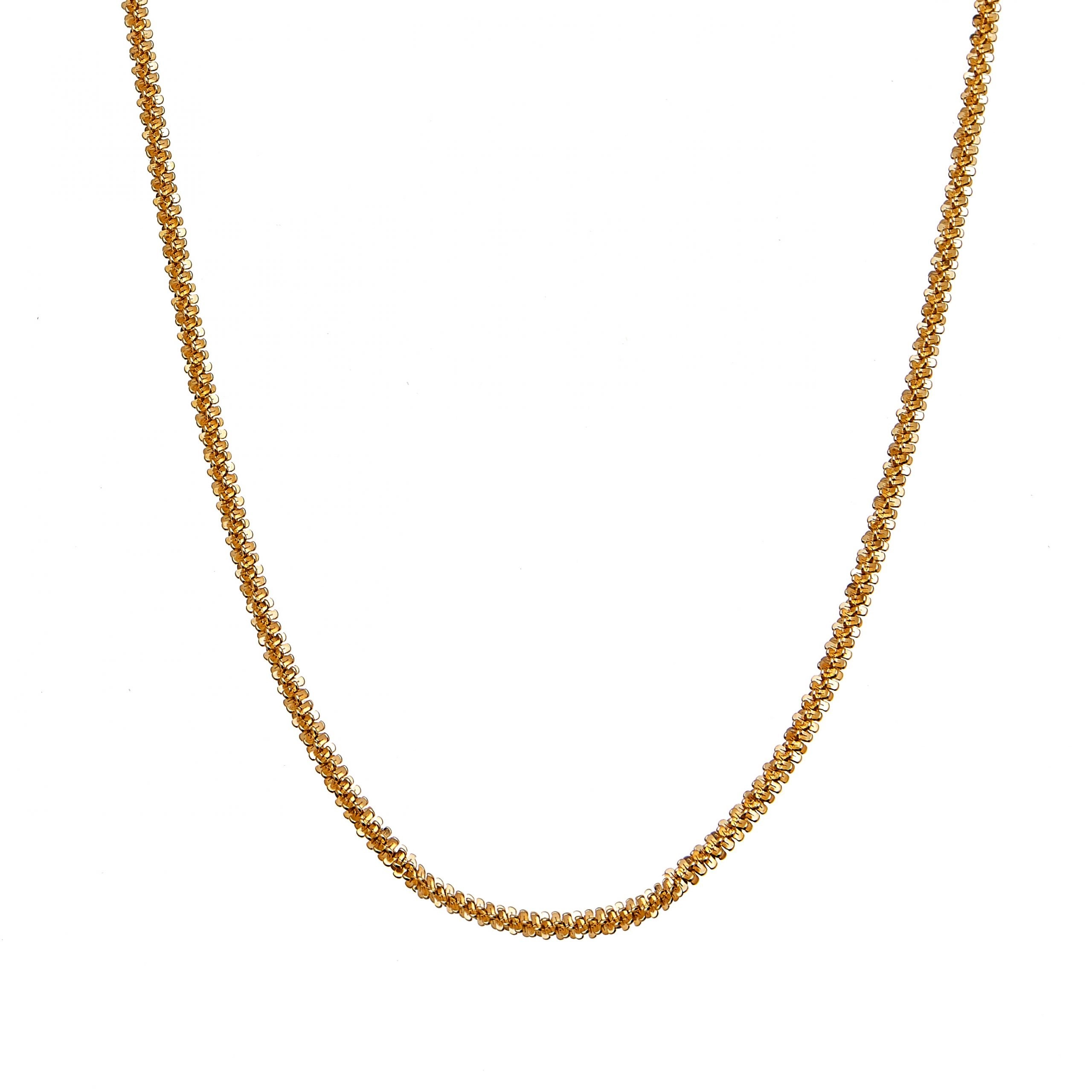 CU Jewellery - Roof Big Plain Necklace Gold