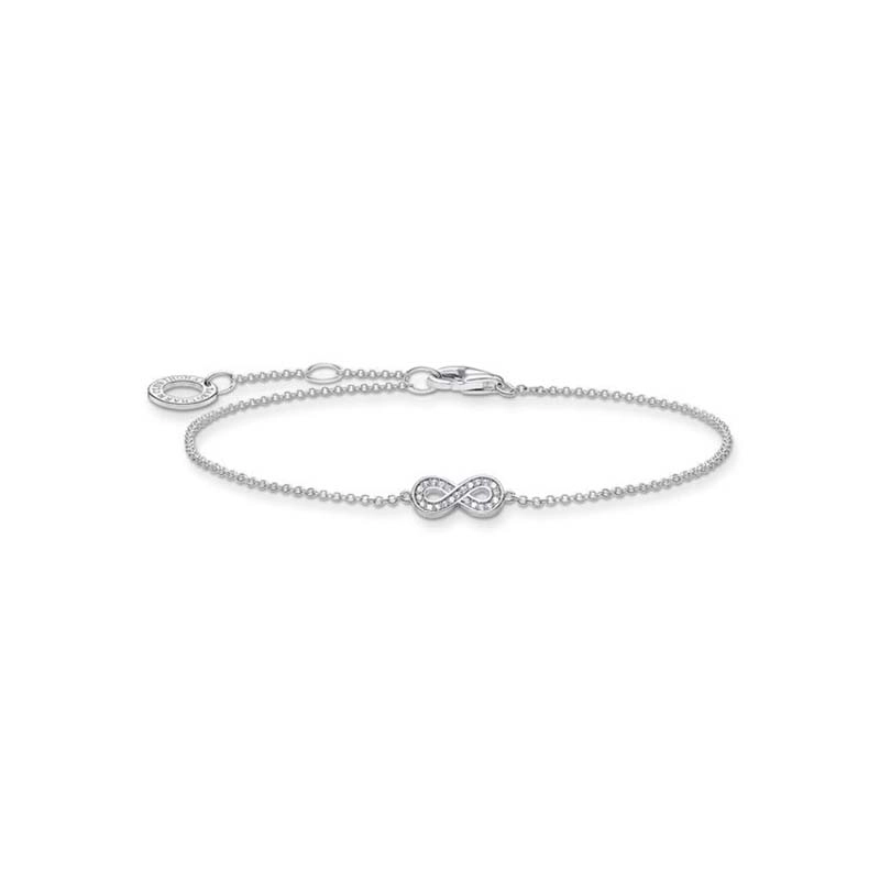 Thomas Sabo - Armband med Glittrande Evighetstecken