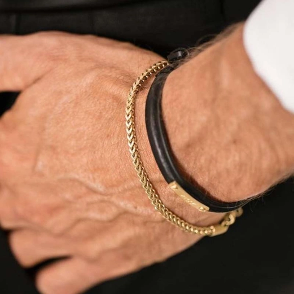 NOEL Armband Svart/Guld - AROCK - Snabb frakt & paketinslagning - Nordicspectra.se