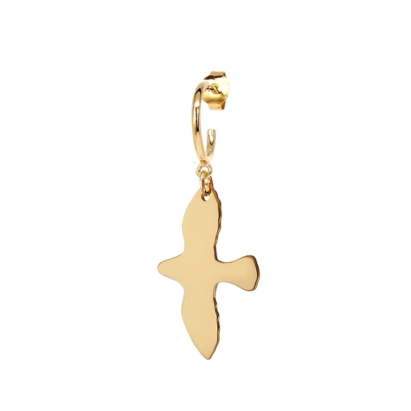 Dove Hoop L Gold - Emma Israelsson - Schmuck im skandinavischen Design - Nordic Spectra