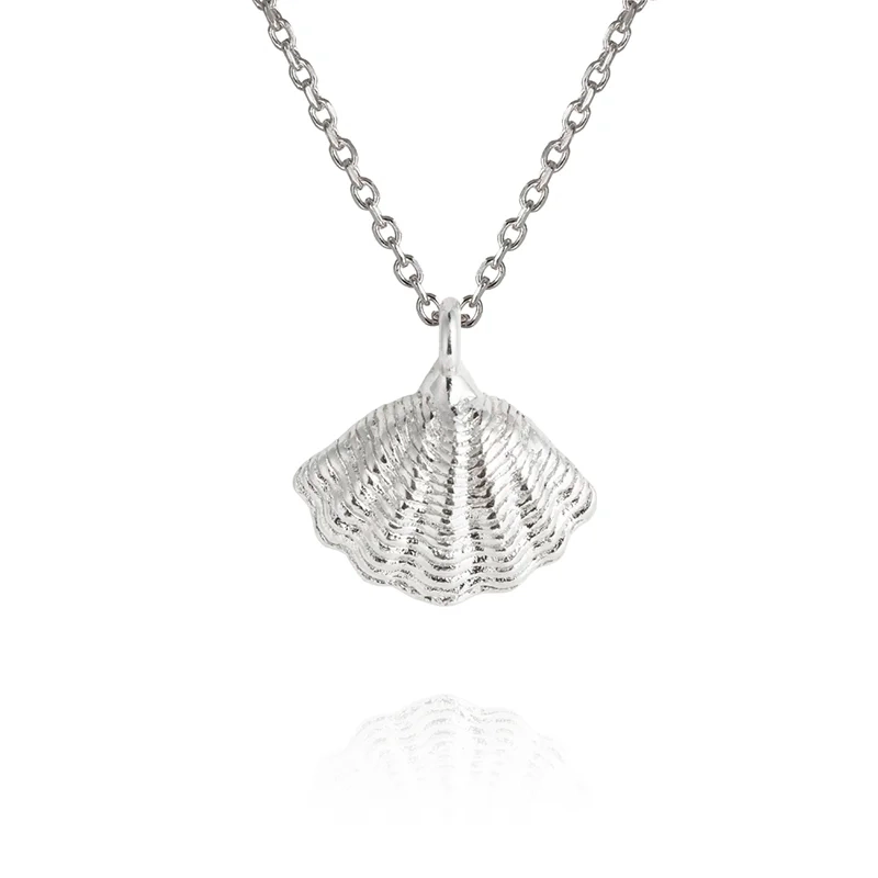 Caroline Svedbom - Mira Shell Necklace Rhodium