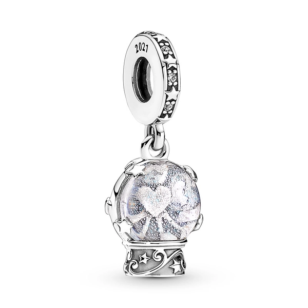 Schneekugel Engel Charm-Anhänger von PANDORA, Schneller Versand - Nordicspectra.de