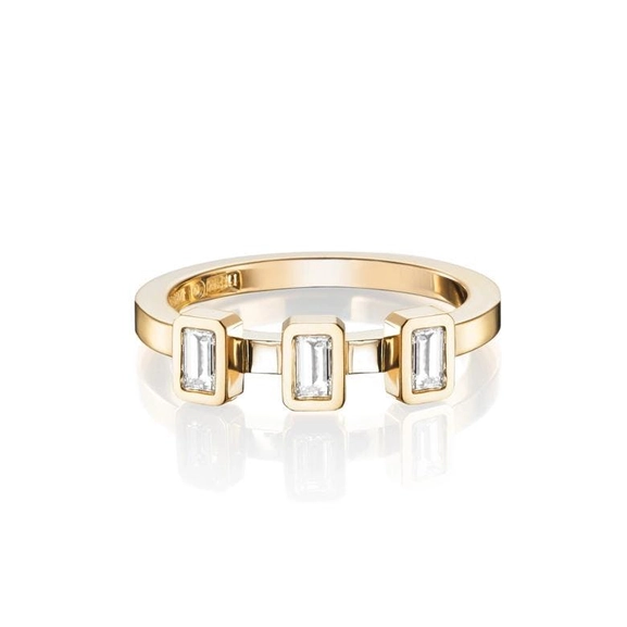Baguette Wedding Ring 0.30 ct Gold - Efva Attling ringar - Snabb frakt & paketinslagning - Nordicspectra.se