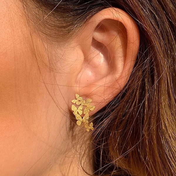 Butterfly Flock Ear Gold -CU Jewellery - Snabb frakt & paketinslagning - Nordicspectra.se