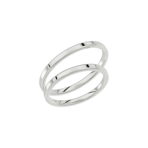 238-2 Silver - Vigsel- & förlovningsringar - Schalins - Fri storleksändring* - Nordic Spectra
