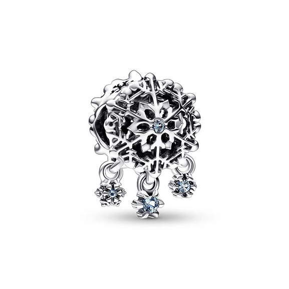 Icy Snowflake Drop Charm - PANDORA - Suuri valikoima & ilmainen lahjapaketointi - Nordicspectra.fi