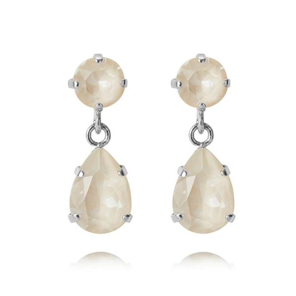 Mini Drop Earrings Rhodium Linen Ignite - Caroline Svedbom - Nopea toimitus ja lahjapakkaus - Nordic Spectra