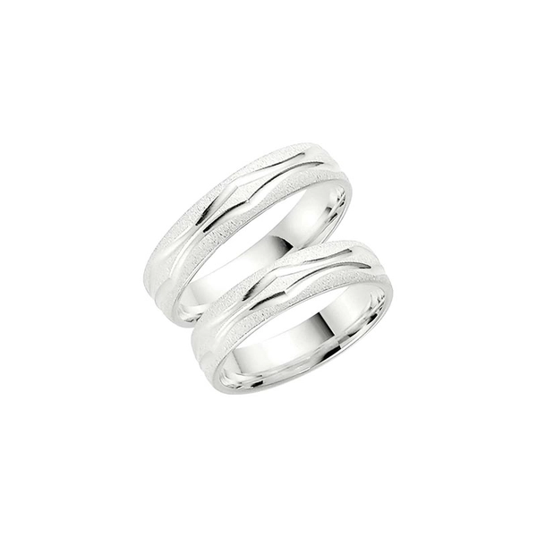 281-5 Silver - Vigsel- & förlovningsringar - Schalins - Fri storleksändring* - Nordic Spectra