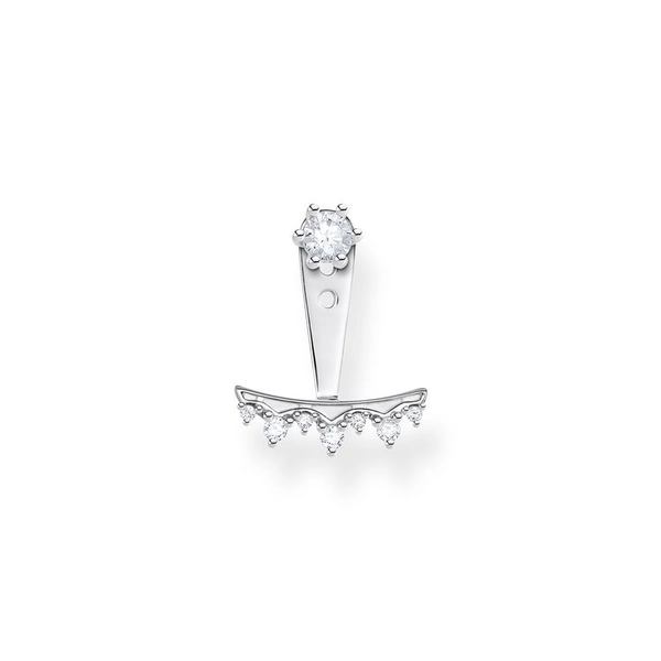Ear Jacket Droppande Vita Stenar - Thomas Sabo örhängen - Snabb frakt & paketinslagning - Nordicspectra.se
