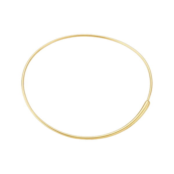Mercy-Halskette aus 18-karätigem Gold mit sanft gerundetem