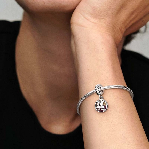 Disney Micky Maus und Minnie Maus „Glücklich und zufrieden“ Charm-Anhänger von PANDORA, Schneller Versand - Nordicspectra.de