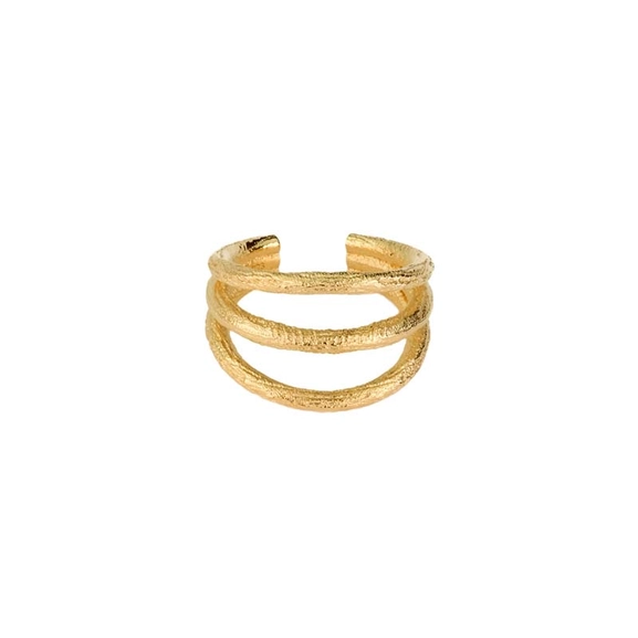 Triple Branch Ring Gold - Emma Israelsson - Snabb frakt & paketinslagning - Nordicspectra.se