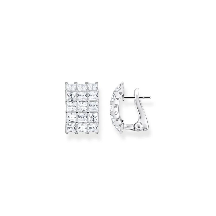 Thomas Sabo – Öronklämma Vita Stenar Pavé
