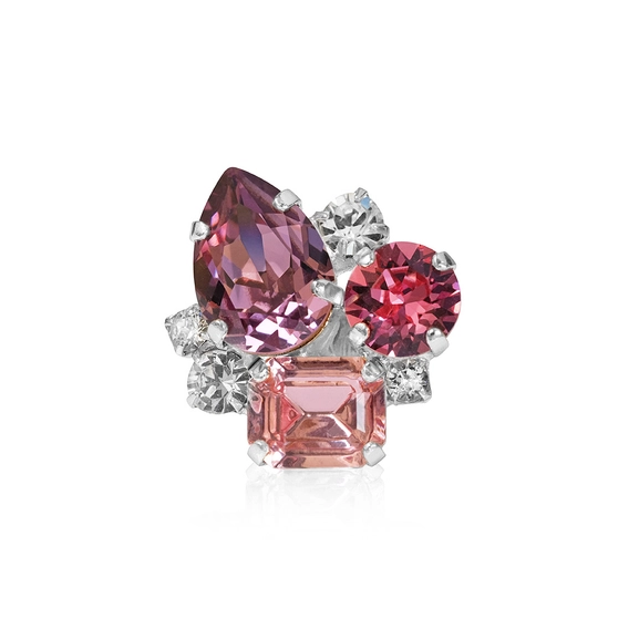 Angelina Ring Rhodium Iris Combo - Caroline Svedbom - Nopea toimitus ja lahjapakkaus - Nordic Spectra