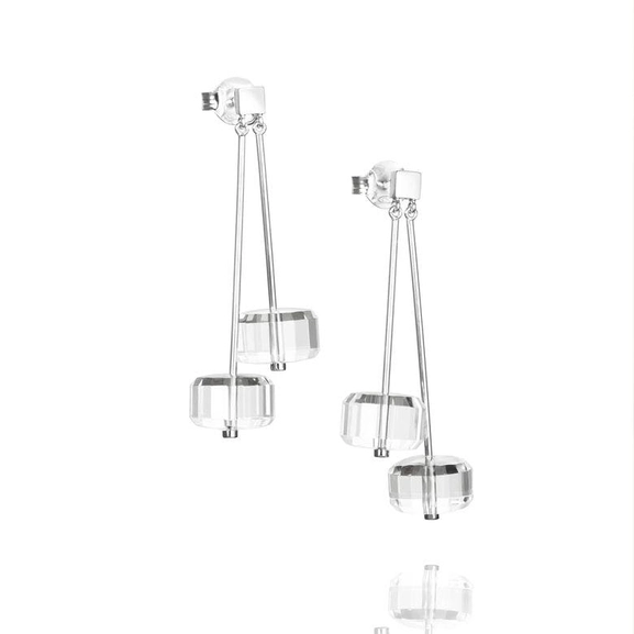 Crystal Disc Earrings - Efva Attling örhängen - Snabb frakt & paketinslagning - Nordicspectra.se