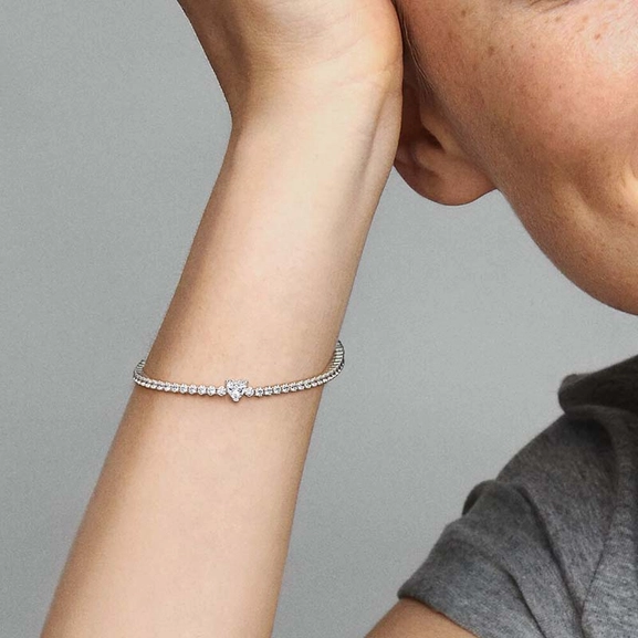 Sparkling Heart Tennisarmband - PANDORA - Snabb frakt & paketinslagning - Nordicspectra.se