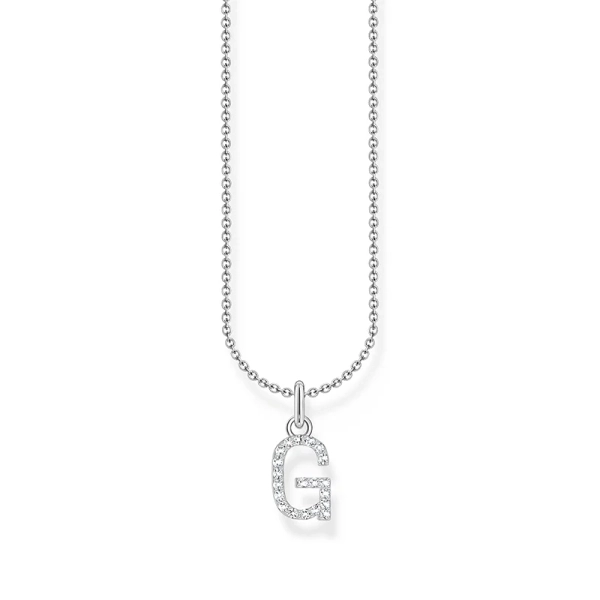 Kette mit Buchstaben-Anhänger G - Thomas Sabo - Nordic Spectra