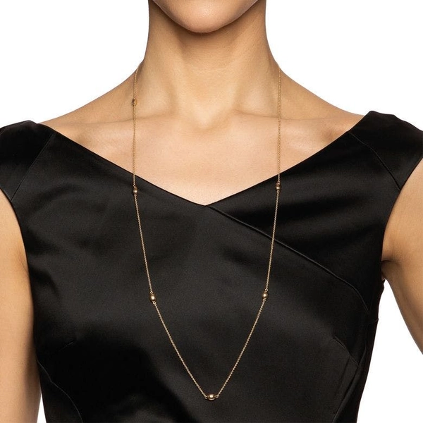 Love Bead Long Necklace Gold - Efva Attling halsband - Snabb frakt & paketinslagning - Nordicspectra.se