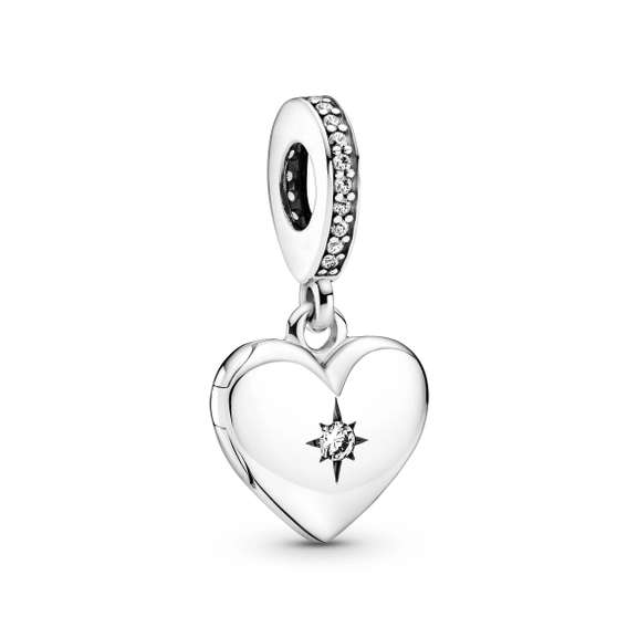 Aufklappbares Herz Medaillon Charm-Anhänger von PANDORA, Schneller Versand - Nordicspectra.de