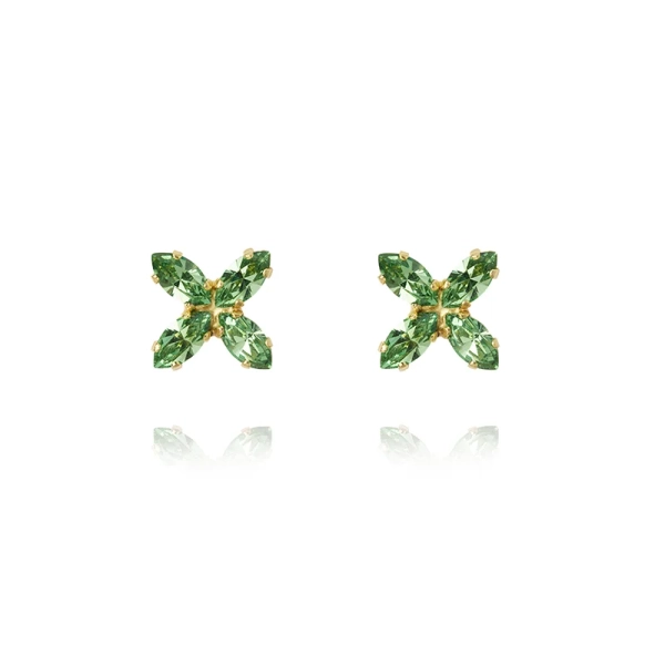Crystal Star Earrings Gold Peridot - Caroline Svedbom - Nopea toimitus ja lahjapakkaus - Nordic Spectra