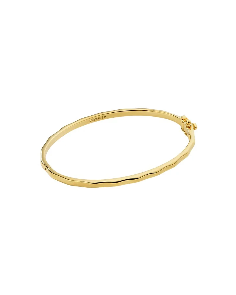 Syster P - Cavelle Structured Bangle Gold