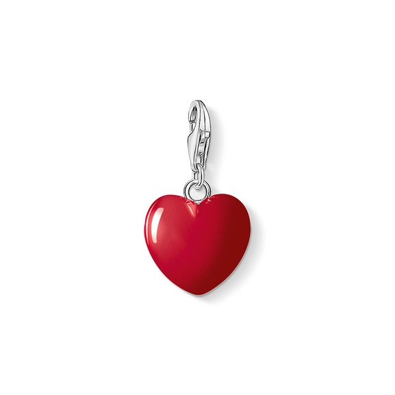 Charm Pendant Red Heart Silver - Thomas Sabo - Suuri valikoima & ilmainen lahjapaketointi - Nordicspectra.fi