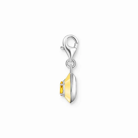 Charm-Anhänger oranger Tropfen Silber von Thomas Sabo, Schneller Versand - Nordicspectra.de