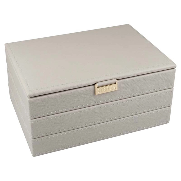 Smyckeskrin Stories Stackable Greige - Snabb frakt & paketinslagning - Nordicspectra.se