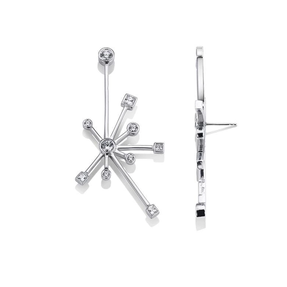 Kaboom & Stars Ear White Gold - Efva Attling örhängen - Snabb frakt & paketinslagning - Nordicspectra.se