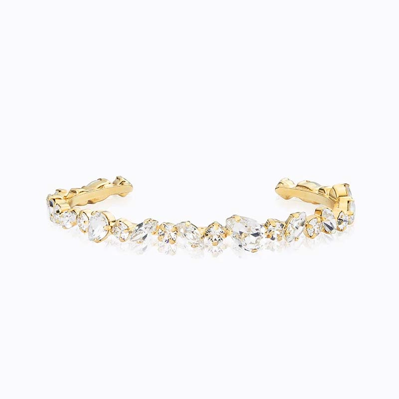 Caroline Svedbom - Antonia Bangle Gold Crystal