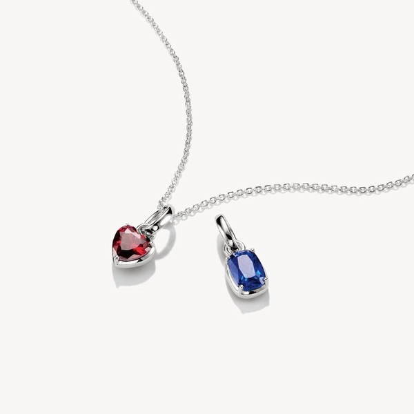 Thomas Sabo CC Connect Månadssten September – silverberlock med safirblå sten och "Sep."-gravyr