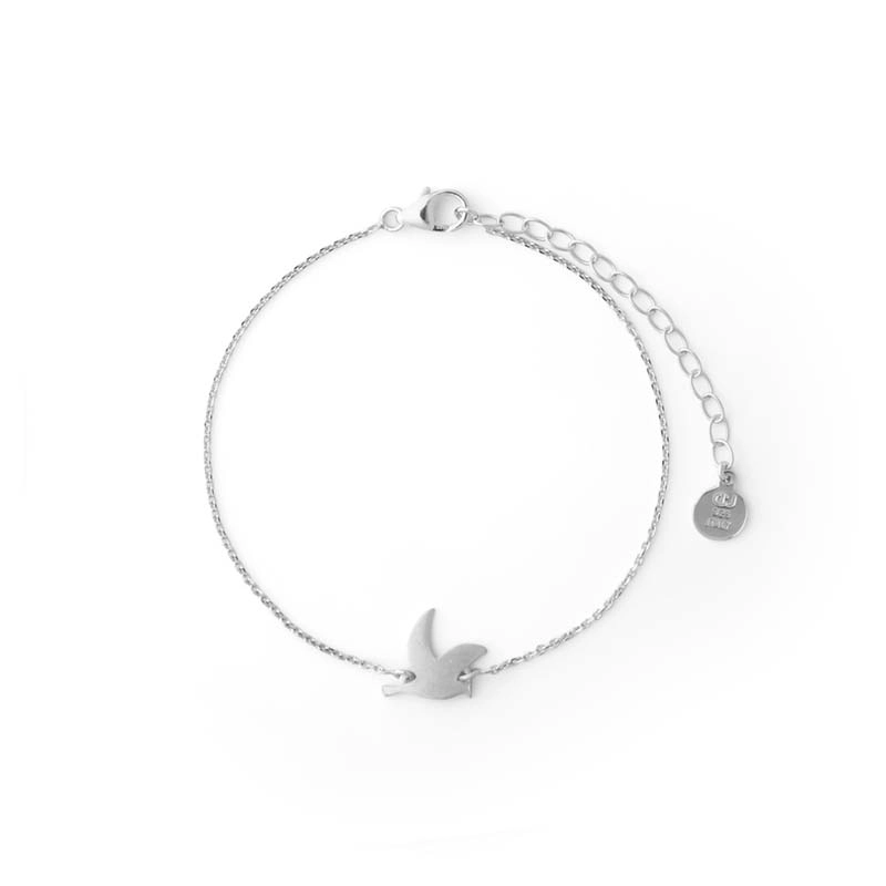 CU Jewellery - Peace Small Bracelet Silver
