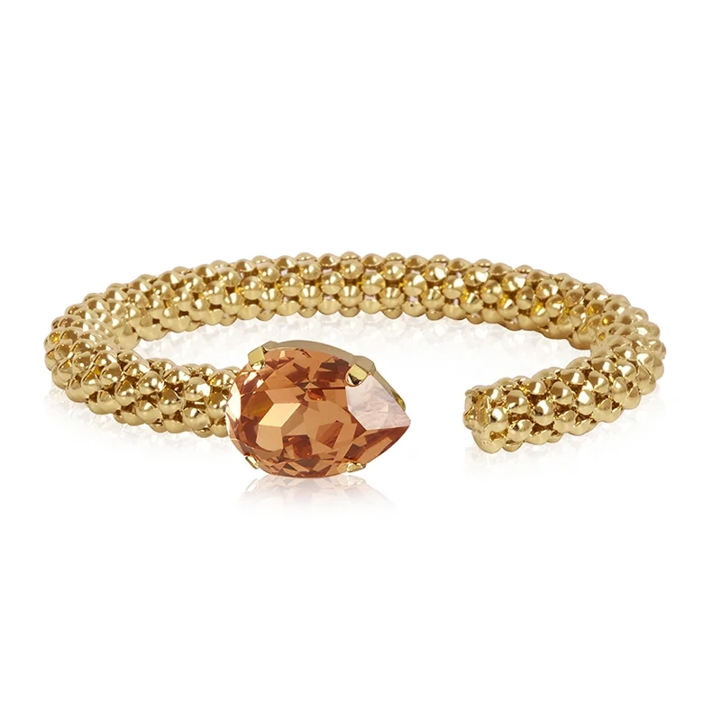 Caroline Svedbom - Classic Rope Bracelet Gold Light Colorado Topaz