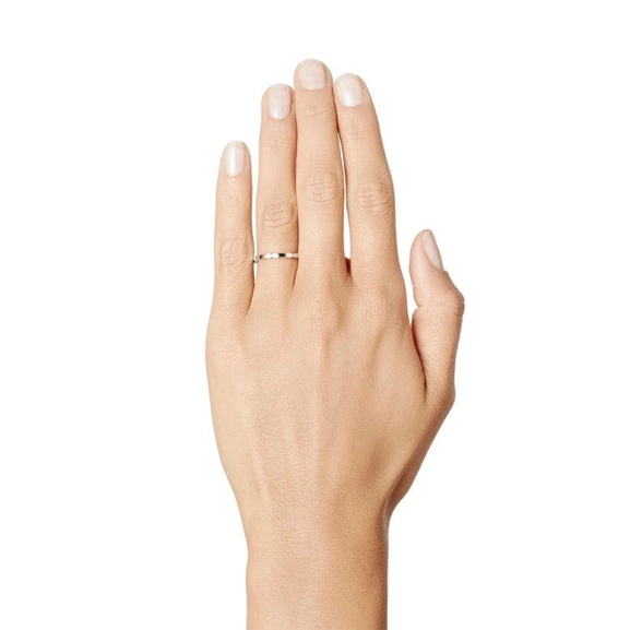 Forget Me Not Thin Ring White Gold - Efva Attling ringar - Snabb frakt & paketinslagning - Nordicspectra.se