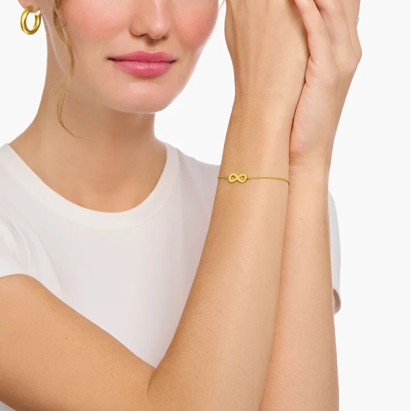 Armband med Evighetstecken Guld - Thomas Sabo - Snabb leverans & paketinslagning - Nordic Spectra