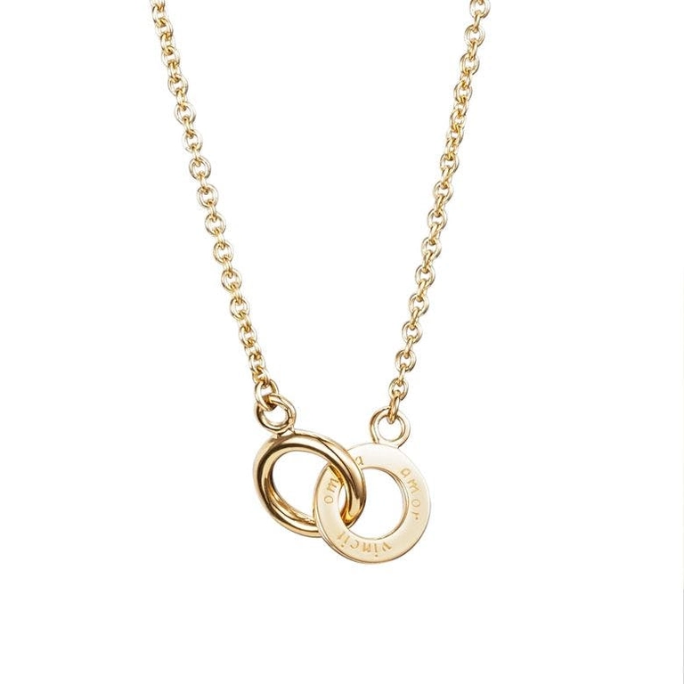 Mini Twosome Necklace Gold - Efva Attling halsband - Snabb frakt & paketinslagning - Nordicspectra.se