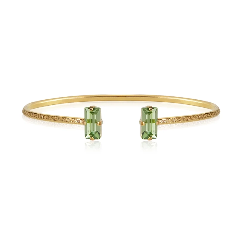 Caroline Svedbom - Baguette Bracelet Gold Peridot