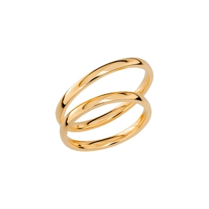SR1029-2 Guld - Vigsel- & förlovningsringar - Schalins - Fri storleksändring* - Nordic Spectra