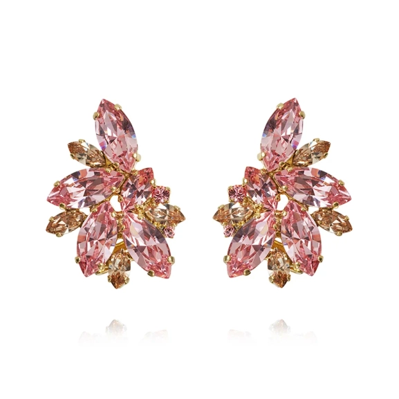 Iris Earcuffs Gold Light Rose / Silk - Caroline Svedbom - Nopea toimitus ja lahjapakkaus - Nordic Spectra