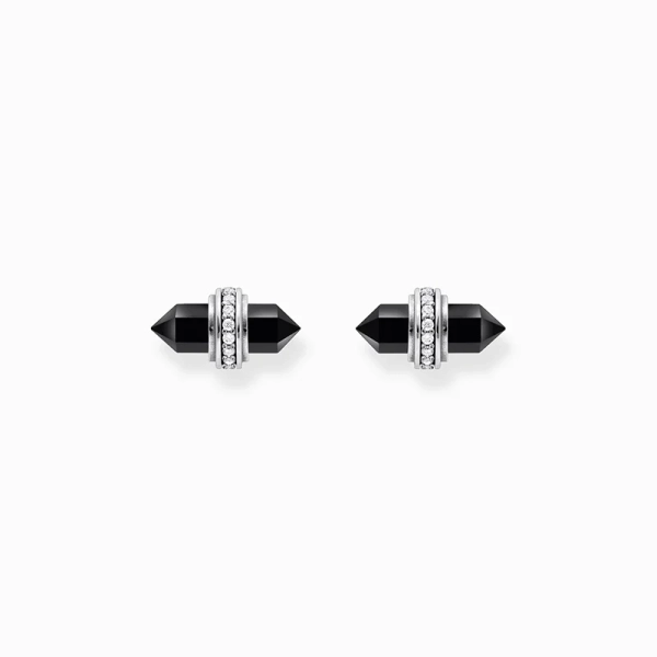 Örhängen Med Svart Onyx Och Kristall - Thomas Sabo - Snabb leverans & paketinslagning - Nordic Spectra