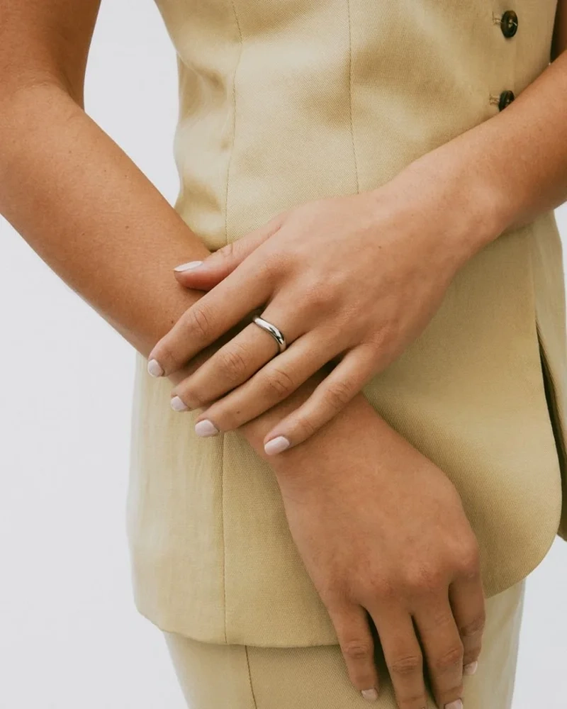 elegant kombination av olika metaller.