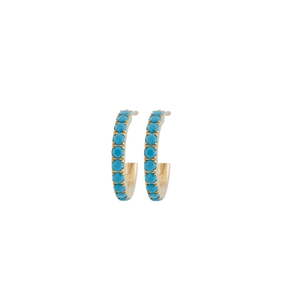 Glow Creoles Turquoise Gold - Edblad - Snabb frakt & paketinslagning - Nordic Spectra